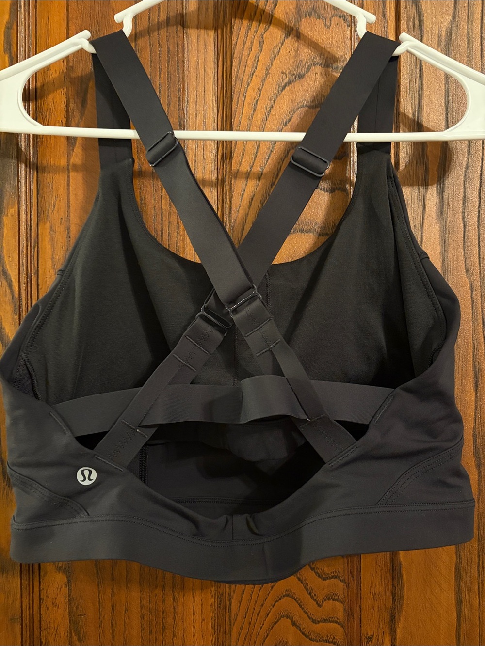 Lululemon black pure practice bra sports bra women’s size 10 no inserts